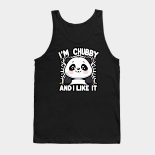 Cute chubby panda Tank Top